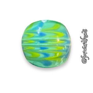 Hand-Blown Artisanal Glass Ring - Size 8.25